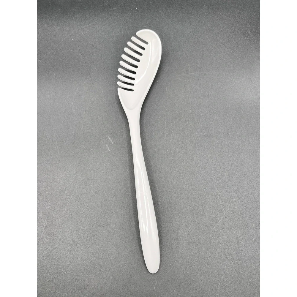 Vtg Hutzler Melamine Spaghetti Pasta Fork White Server Noodle‎ 12